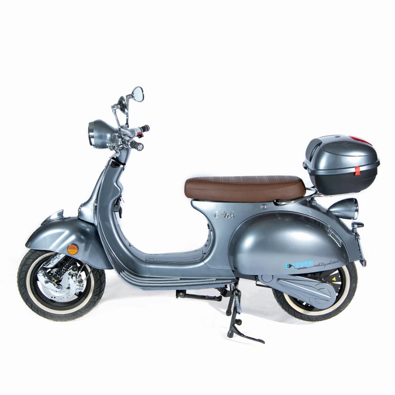 e-ros365 Scooter / Roller grau / seite – E-LEVEN Mobility Solutions